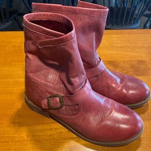 Nine West Red Ankle Boots